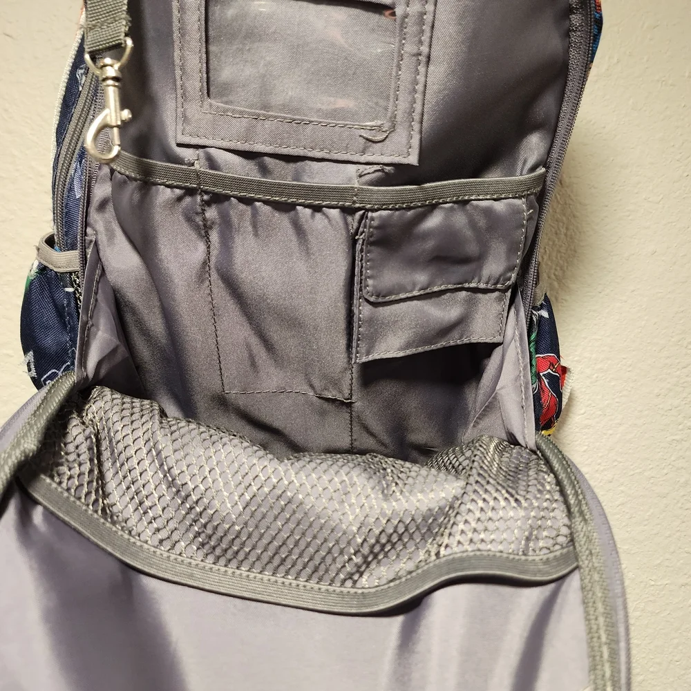 Pottery Barn Kids Superhero Backpack - Blue and Red